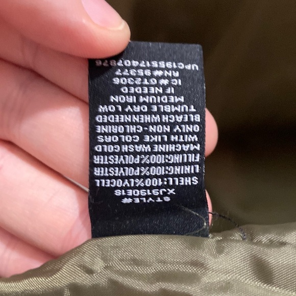 Social Standard by sanctuary XXL women's olive green quilted twill jacket EUC - Picture 7 of 12